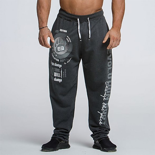 

Men's Sweatpants Joggers Jogger Pants Athleisure Bottoms Drawstring Cotton Winter Fitness Gym Workout Running Training Breathable Quick Dry Soft Normal Sport Black Red Dark Gray Light Gray / Stretchy