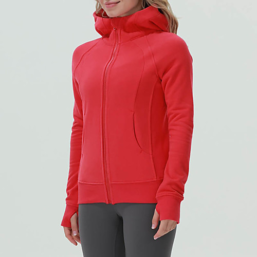 

Women's Solid Colored Patchwork Active Fall & Winter Jacket Regular Daily Long Sleeve Spandex Coat Tops White