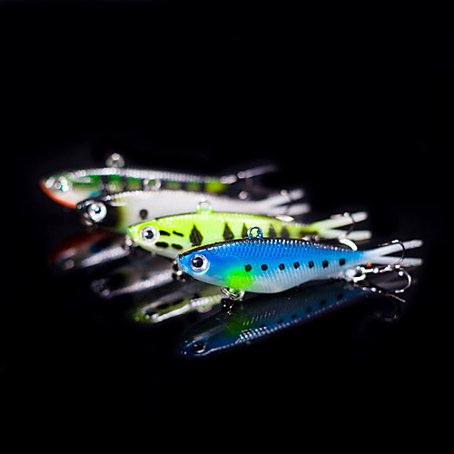 

5 pcs Fishing Lures Hard Bait Vibration / VIB Bass Trout Pike Lure Fishing