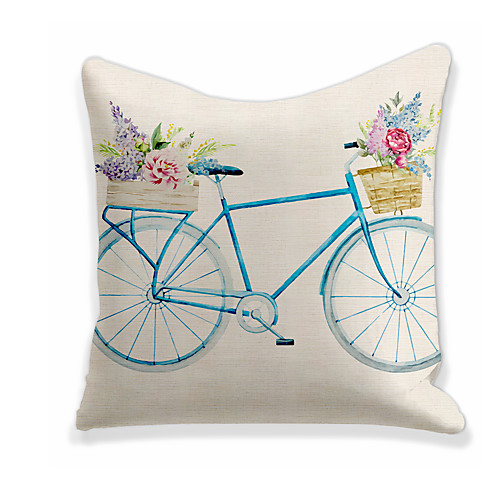 

Cushion Cover 1PC Linen Soft Decorative Square Throw Pillow Cover Cushion Case Pillowcase for Sofa Bedroom 45 x 45 cm (18 x 18 Inch) Superior Quality Machine Washable