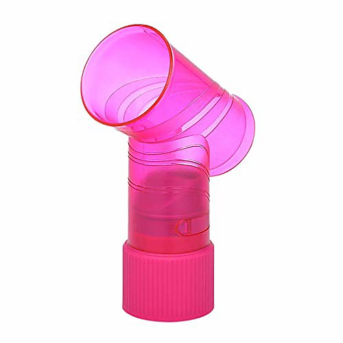 

wind spin detachable cap hair dryer curl diffuser hair dryer diffusing fit for curly wavy permed hair women hair curler styling tool accessory (pink)