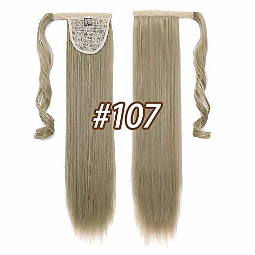 

24 long straight hair ponytail wig ponytail wig synthetic hair ponytail hair extension 107 24inches