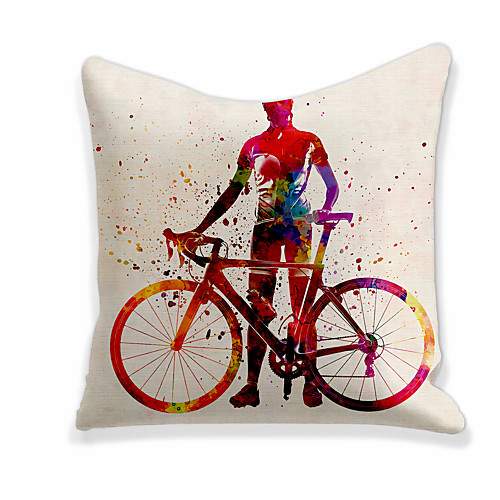 

Cushion Cover 1PC Linen Soft Decorative Square Throw Pillow Cover Cushion Case Pillowcase for Sofa Bedroom 45 x 45 cm (18 x 18 Inch) Superior Quality Machine Washable