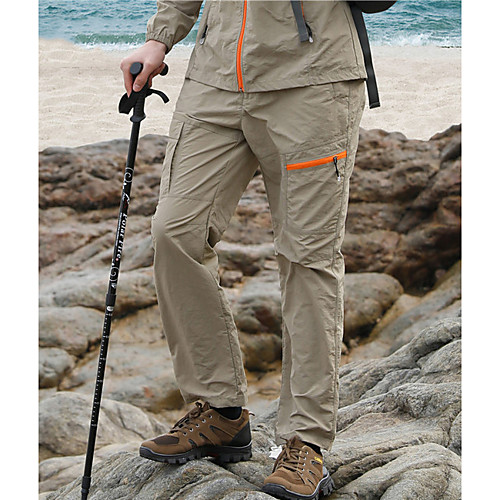 

Men's Hiking Pants Trousers Outdoor Waterproof Lightweight Sunscreen Breathable Pants / Trousers Bottoms Black Army Green Grey Khaki Coffee Hunting Fishing Climbing S M L XL XXL / Quick Dry