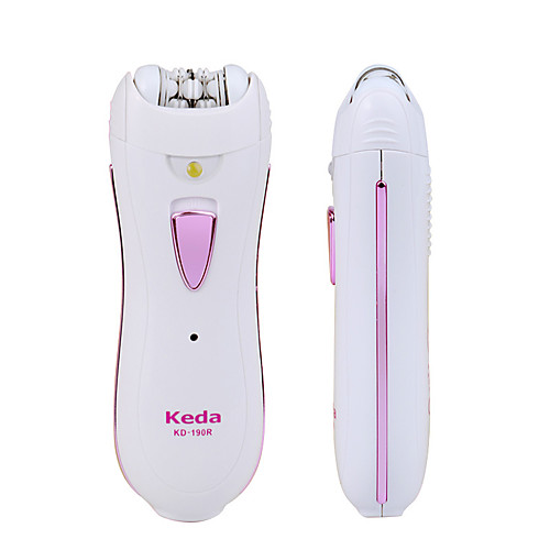 

Keda KD-190R Electric Epilator Ladies Mini Epilator with Light Rechargeable to Remove Underarm Leg Hair