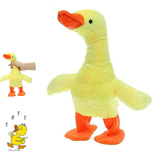 

Stuffed Animal Interactive Doll Plush Toy Duck Music Singing Walking Interactive Cotton / Polyester Imaginative Play, Stocking, Great Birthday Gifts Party Favor Supplies Boys and Girls Kid's Adults'