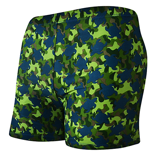 

Men's Swim Shorts Swim Trunks Elastane Board Shorts Breathable Quick Dry Swimming Surfing Water Sports Painting Summer