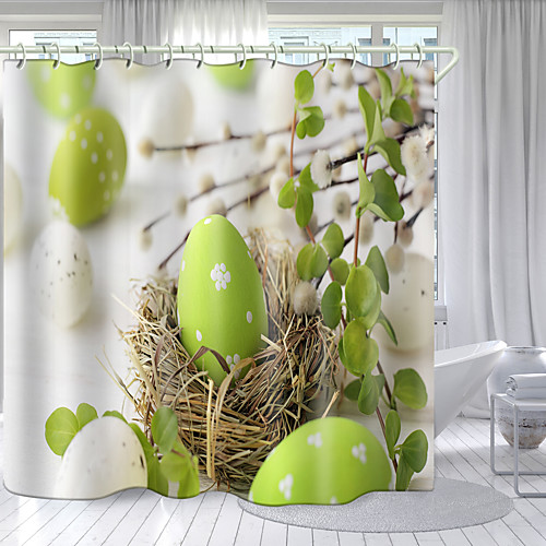 

Shower Curtains & Hooks Modern Polyester New Design