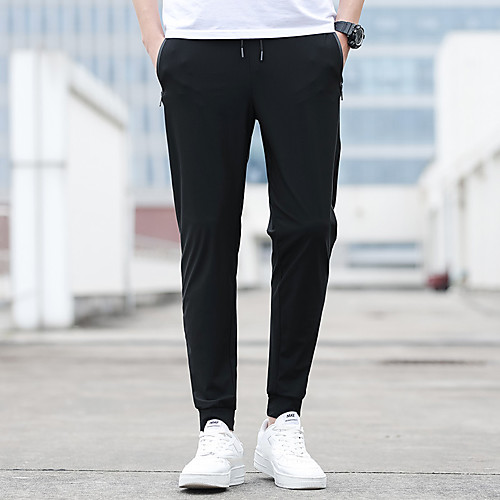 

Men's Hiking Pants Trousers Solid Color Summer Outdoor Regular Fit Ventilation Ultraviolet Resistant Breathable Shockproof Pants / Trousers Bottoms Black Fishing Climbing Beach M L XL XXL XXXL