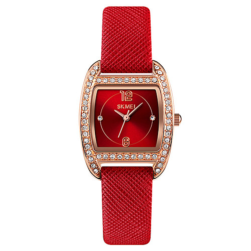 

SKMEI Women's Quartz Watches Analog Quartz Stylish Luxury Water Resistant / Waterproof Creative / Genuine Leather
