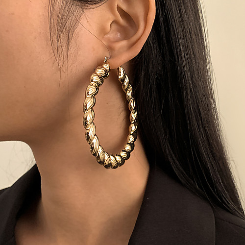 

Women's Stud Earrings Hoop Earrings Earrings Retro Ball Stylish Artistic Simple Vintage Trendy Earrings Jewelry Gold / Silver For Party Street Daily Holiday Festival 2pcs