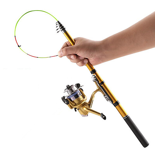 

Fishing Rod Telescopic Rod 100/120/150/170/190/210/230 cm Carbon Portable Lightweight Sea Fishing