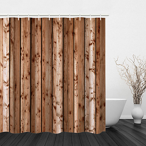 

Bathroom Shower Curtains & Hooks Casual Polyester Waterproof