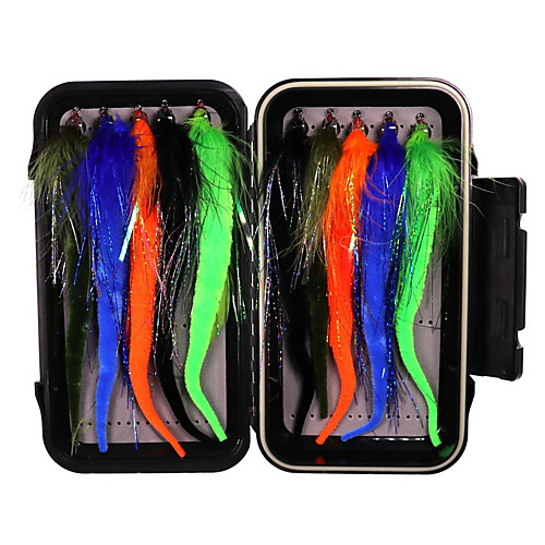 

10 pcs Lure kit Fishing Lures Flies Sinking Bass Trout Pike Sea Fishing Fly Fishing Freshwater Fishing