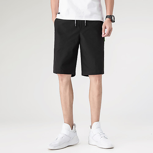 

Men's Hiking Cargo Shorts Solid Color Outdoor Regular Fit Breathable Quick Dry Wear Resistance Scratch Resistant Cotton Shorts Black Red Army Green Khaki Light Green Beach Traveling M L XL XXL XXXL