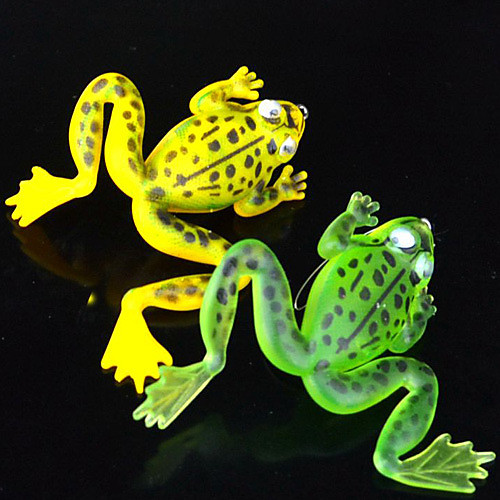 

10 pcs Fishing Lures Soft Bait Frog Floating Bass Trout Pike Bass Fishing