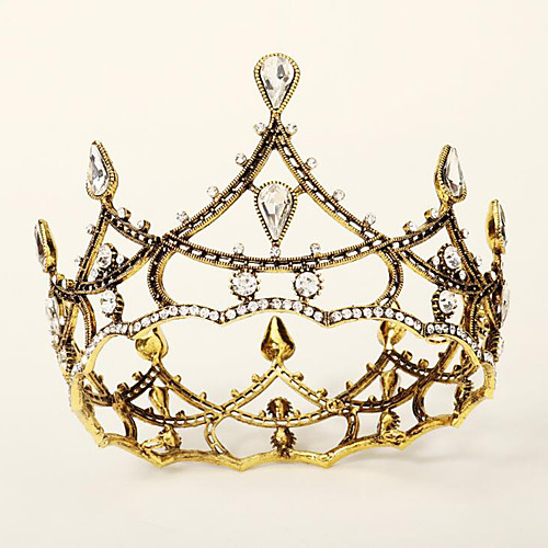 

Wedding Sweet Rhinestone / Alloy Tiaras / Headbands with Crystal / Rhinestone / Split Joint 1 Piece Wedding / Party / Evening Headpiece