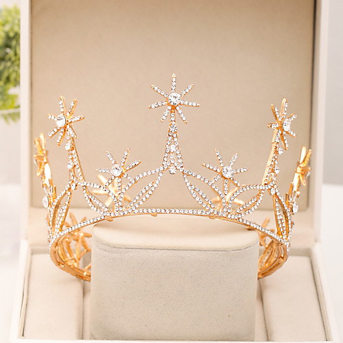 

Wedding Alloy Tiaras with Metal 1 Piece Wedding / Party / Evening Headpiece