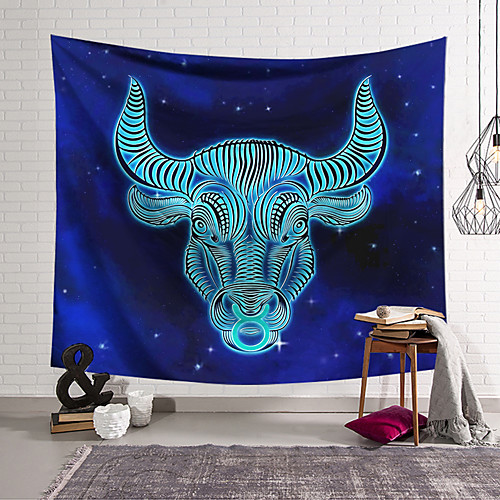 

Wall Tapestry Art Decor Blanket Curtain Hanging Home Bedroom Living Room Decoration Polyester Antelope Head