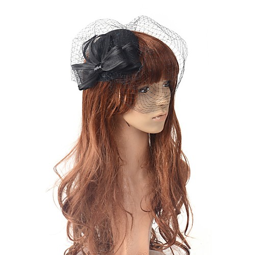 

Elegant Retro Tulle / Net Fascinators with Bowknot 1 Piece Special Occasion / Party / Evening Headpiece