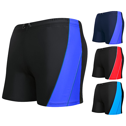 

Men's Swim Shorts Breathable Quick Dry Ultra Light (UL) Elastane Terylene Swimwear Beach Wear Board Shorts Patchwork Swimming Surfing Water Sports