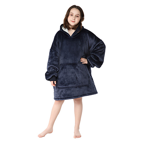 

Kid's Kigurumi Pajamas Anime Onesie Pajamas Flannel Fabric Ink Blue Cosplay For Boys and Girls Animal Sleepwear Cartoon Festival / Holiday Costumes