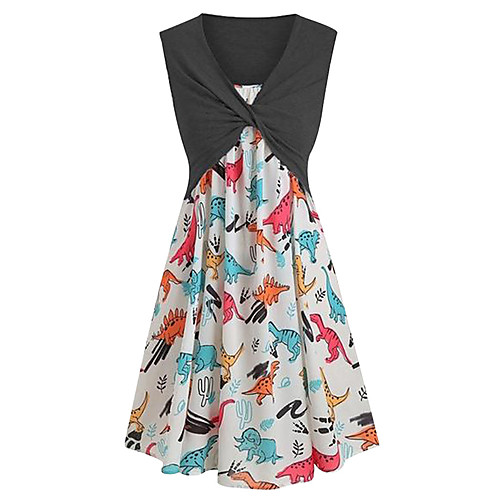 

Women's Strap Dress Knee Length Dress Watermelon red 2XL weight: 320g Black Green Gray Sleeveless Animal Print Summer Square Neck Casual 2021 S M L XL XXL