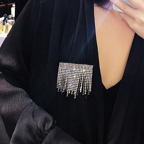 

Women's Brooches Tassel Brooch Jewelry Gold Silver For Daily Wear Festival