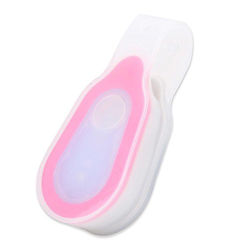 

Waterproof portable led outdoor hand free mini night light running magnetic lights clip lamp for camping hiking (red)