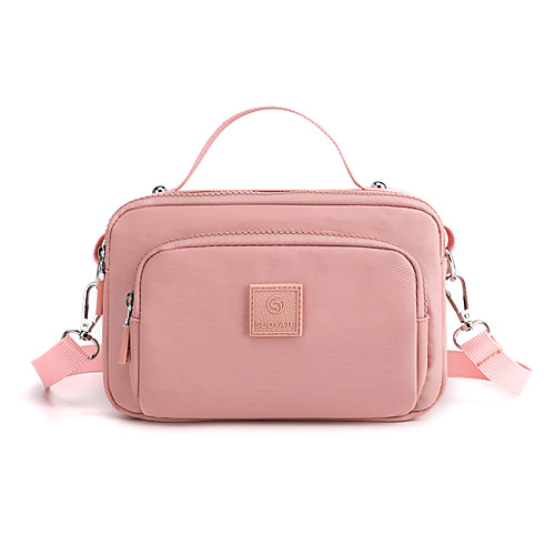 

Women's Bags Top Handle Bag Daily 2021 MessengerBag Black Red Blushing Pink Light Purple
