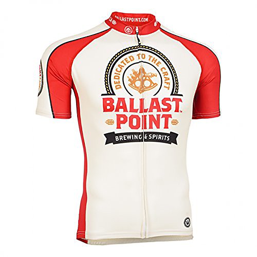 

men's souvenir cycling/biking jersey, ballast point sextant, medium