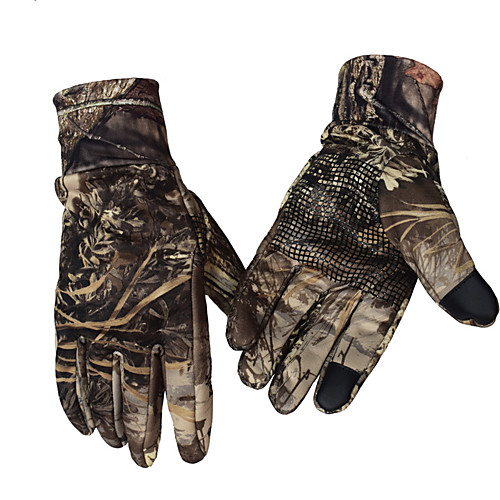 

Men's Climbing Gloves Fishing Gloves Tactical Combat Gloves Anti-Slip Touch Screen Anti-Wear Camo Spring & Summer Nylon Hunting Fishing Climbing Camping / Hiking / Caving Camouflage