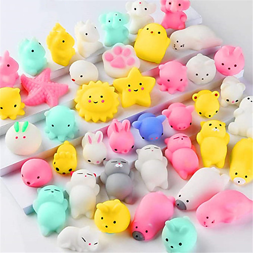 

Squishy Squishies Squishy Toy Squeeze Toy / Sensory Toy 42 pcs Mini Animal Stress and Anxiety Relief Kawaii Mochi For Kid's Adults' Boys and Girls