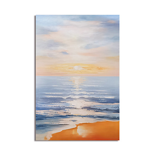 

Oil Painting Hand Painted - Abstract Modern Stretched Canvas