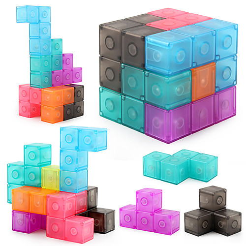 

Magnetic Building Blocks Rubik's Cube Early Childhood Educational Intelligence Game Cube Assembling Toys