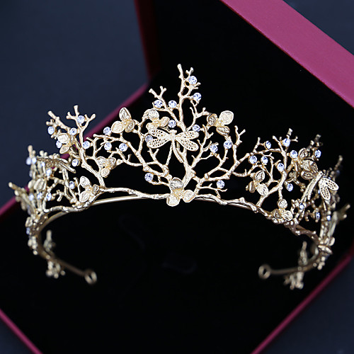 

Wedding Alloy Tiaras with Metal 1 Piece Wedding / Party / Evening Headpiece