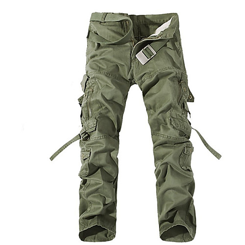 

Men's Hunting Pants Ventilation Wearproof Soft Fall Spring Solid Colored Cotton for Black Yellow Army Green XS S M L XL