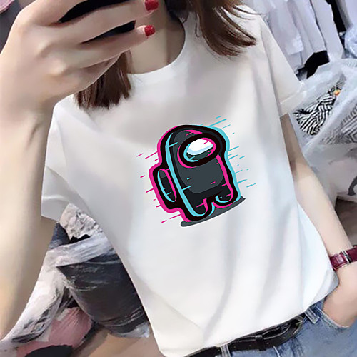 

Women's Tee / T-shirt Pure Color Crew Neck Spandex Sport Athleisure Top Short Sleeves Breathable Soft Comfortable Everyday Use Casual Daily Outdoor