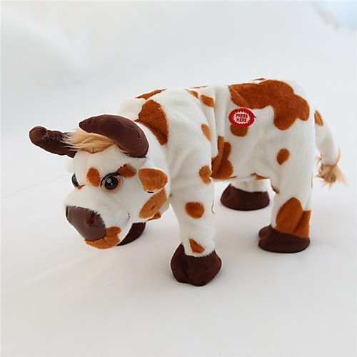 

Stuffed Animal Interactive Doll Plush Toy Cow Walking Interactive Cotton / Polyester Imaginative Play, Stocking, Great Birthday Gifts Party Favor Supplies Boys and Girls Kid's Adults'