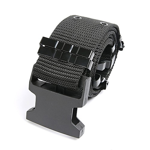 

Men's Military Tactical Belt Breathable Wearable Protective for Solid Colored Canvas Fall Spring Summer