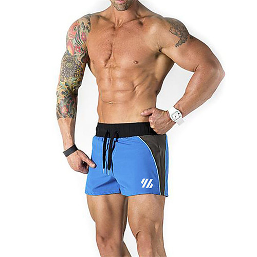 

Men's Casual / Sporty Athleisure Breathable Cycling Quick Dry Sports Daily Beach Chinos Shorts Pants Stripe Short Drawstring Elastic Waist Black / White BlackGrey ArmyGreen Blue Red