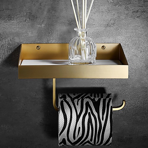 

Toilet Paper Holder New Design Contemporary Brass / Special Material 1pc - Bathroom Wall Mounted