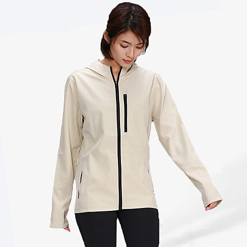 

Women's Long Sleeve Running Track Jacket Hoodie Jacket Full Zip Jacket Athleisure Wear Top Athletic Athleisure Winter Spandex Breathable Quick Dry Soft Fitness Gym Workout Running Jogging Sportswear