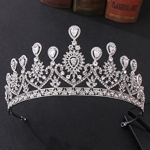 

Retro Sweet Rhinestone / Alloy Tiaras / Headbands with Crystal / Rhinestone / Split Joint / Trim 1 Piece Wedding / Party / Evening Headpiece