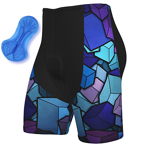 

21Grams Men's Cycling Shorts Spandex Bike Padded Shorts / Chamois Breathable Quick Dry Sports Blue Mountain Bike MTB Road Bike Cycling Clothing Apparel Bike Wear / Athleisure