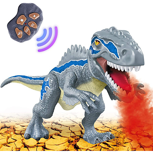 

Animals Action Figure Light Up Toy Educational Toy Model Building Kit Tyrannosaurus Dinosaur Lighting Walking Electric Simulation Large Size Plastics 1 pcs Kid's Teen Party Favors, Science Gift