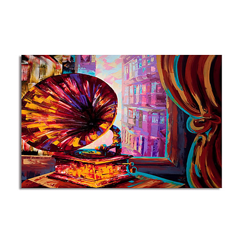 

Oil Painting Hand Painted Horizontal Abstract Modern Stretched Canvas