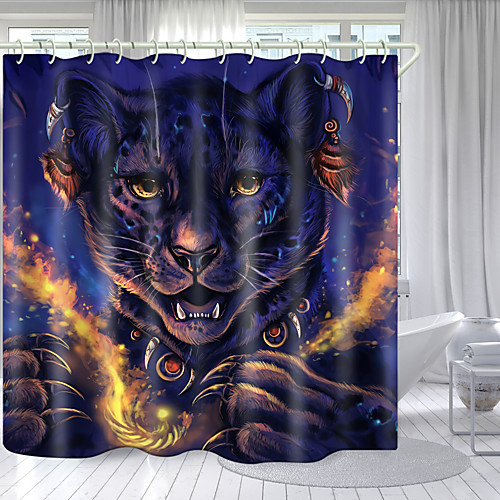 

Shower Curtains & Hooks Modern Polyester New Design