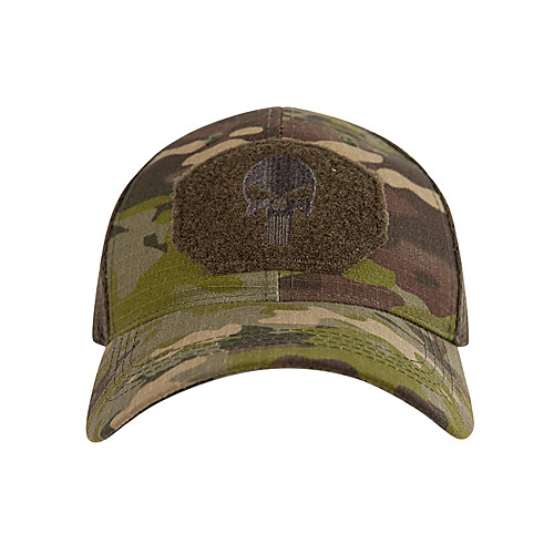 

Men's Cap Fishing Hat Hunting Hat Portable Ultraviolet Resistant Breathability Comfortable Camo Spring & Summer Terylene Hunting Fishing Camping / Hiking / Caving Everyday Use Camouflage Color Black