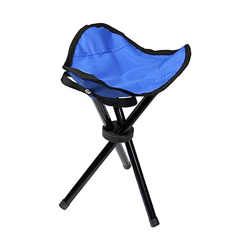 

Camping Stool Camping Slacker Chair Tri-Leg Stool Multifunctional Portable Ultra Light (UL) Foldable Steel for 1 person Fishing Beach Camping Traveling Autumn / Fall Winter Red Blue Green